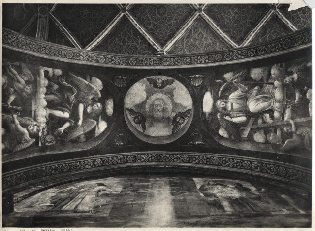 Bassani, Gigi — Luini Bernardino - sec. XVI - Dio Padre; Angeli con simboli della Passione — insieme